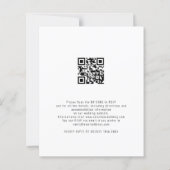 Budget 2 Foto QR Code Online Wedding RSVP ENC (Rückseite)