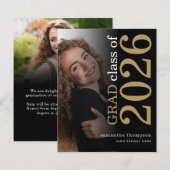 Budget 2 Foto Schwarzes Gold 2023 Abschluss Ankünd (Vorne/Hinten)