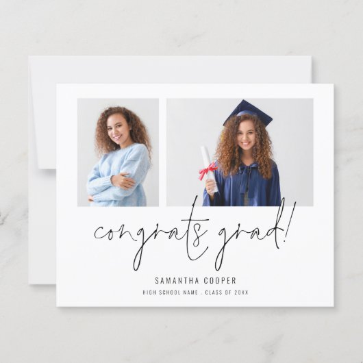 Budget 2 Foto Script Abschluss Ankündigung (Vorderseite)