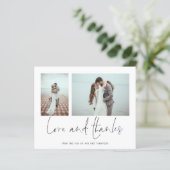 Budget 2 Foto Script Hochzeit Liebe und danke (Stehend Vorderseite)