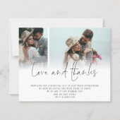 Budget 2 Foto Script Hochzeitsskrippe Liebe Dank (Vorderseite)