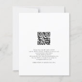 Budget 2 Foto Script QR Code Einladung Hochzeit (Rückseite)