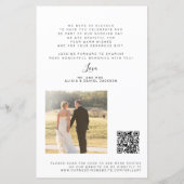 Budget 2 Foto Skript QR Code Hochzeit danke (Rückseite)