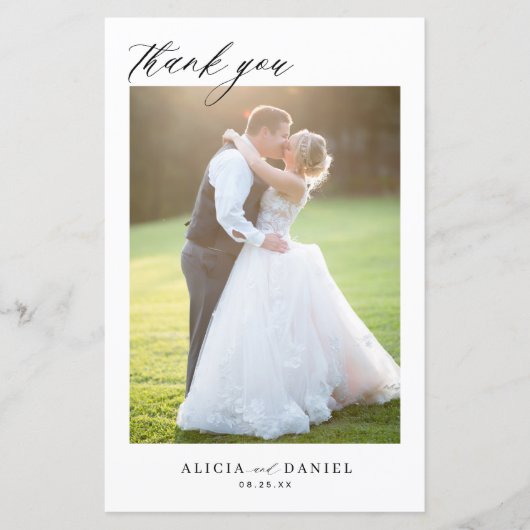 Budget 2 Foto Skript QR Code Hochzeit danke (Vorderseite)