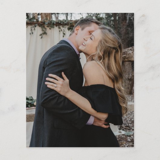 Budget 2 Fotos Hochzeitsfeier Flyer (Hinten)