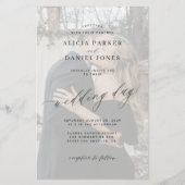 Budget 2 Fotos Moderne Overlay-Einladung Flyer (Vorne)