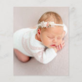 Budget 2 Fotos Overlay Gold Willkommensgeburt (Rückseite)