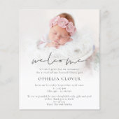 Budget 2 Fotos Overlay Gold Willkommensgeburt (Vorderseite)