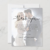 Budget 2 Fotos Overlay Wedding Vielen Dank (Vorderseite)