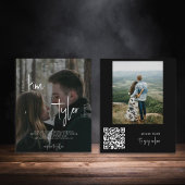 Budget 2 Fotos QR CODE Skript Hochzeit Einladung