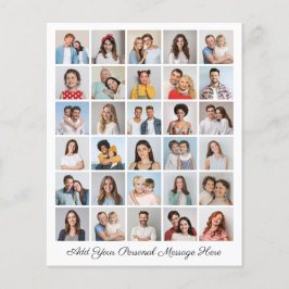 Budget 30 Foto Collage Fügen Sie Ihren Gruß Flyer