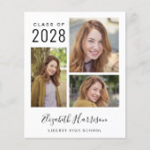 Budget 3 Ankündigung von Foto Collage Abschluss (Vorderseite)