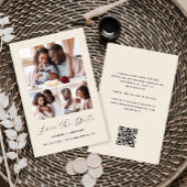 Budget 3-Foto Collage Beige Save the Date