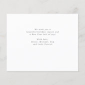 Budget 3 Foto Collage Weihnachtskarte Flyer (Hinten)