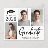 Budget 3 Foto Fettschrift Abschluss Ankündigung (Vorderseite)