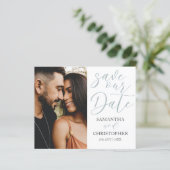 Budget 3 Foto Rett unserer Ankündigung zur Hochzei (Stehend Vorderseite)