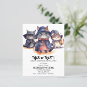 Budget 3 Kleine Hexen Trick oder Behandlung Einlad (Stehend Vorderseite)