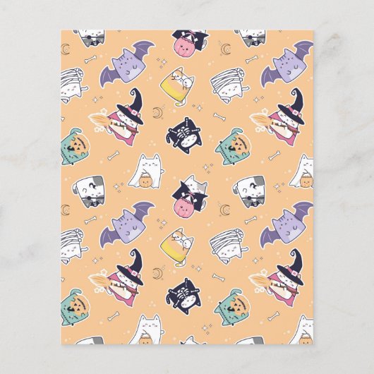 Budget 3 Kleine Hexen Trick oder Behandlung Einlad (Rückseite)