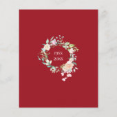 Budget 40 Jahre Jubiläum Überraschung Party Einlad (Rückseite)