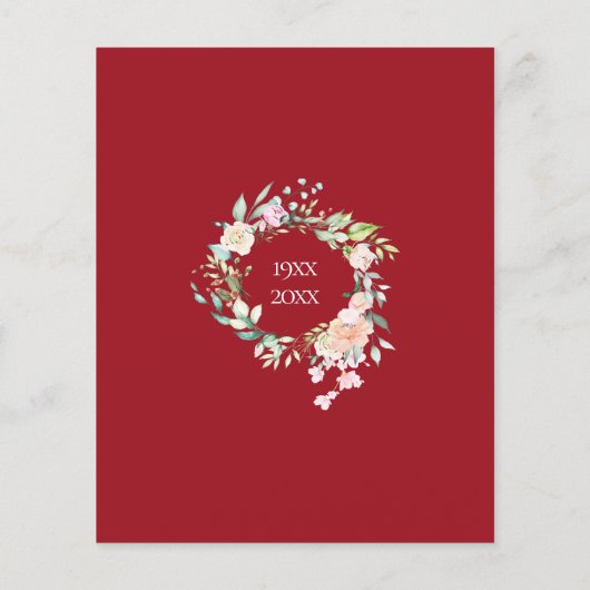 Budget 40 Jahre Jubiläum Überraschung Party Einlad (Rückseite)