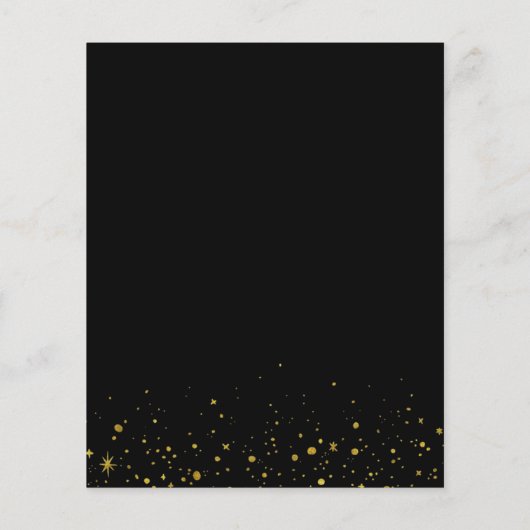 Budget 40. Ruby Wedding Anniversary Black Gold (Rückseite)