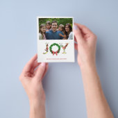 Budget 4 Foto Collage Familie Weihnachtsgrüße Flyer (Gruppe)