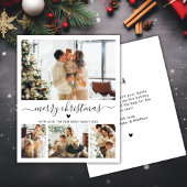 Budget 4 Foto Collage Heft Script Weihnachtskarte