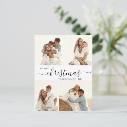 Budget 4 Foto Collage Skript Weihnachten (Stehend Vorderseite)