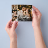Budget 4 Foto Collage Wedding Danke, Script Fl Flyer (Gruppe)