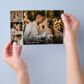 Budget 4 Foto Collage Wedding Danke, Script Flyer (Handgriff)