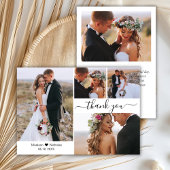 Budget 4 Foto Collage Wedding Danke, Script Flyer