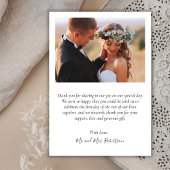 Budget 4 Foto Collage Wedding Danke, Script Flyer