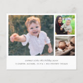 Budget 4 Foto Frohe Weihnachtsfeier Ankündigung (Rückseite)