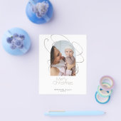 Budget 4 Foto Frohe Weihnachtskarte Flyer (Einzeln)