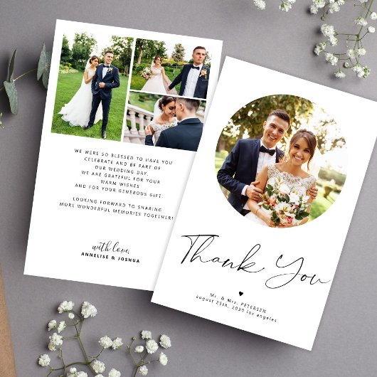 Budget 4 Foto Kalligraphie Hochzeit danke