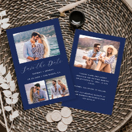 Budget 4 Foto Navy Blue Save the Date