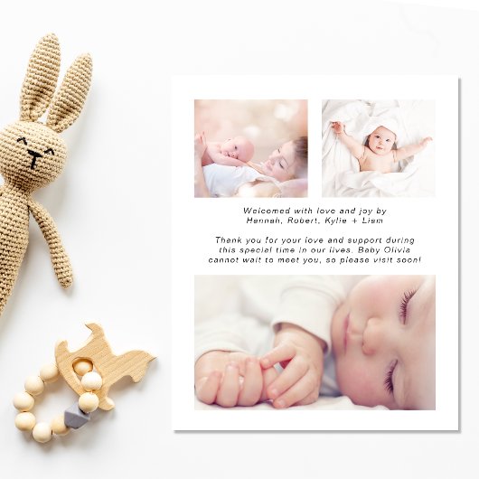 Budget 4 Foto Skript Geburtsankündigung