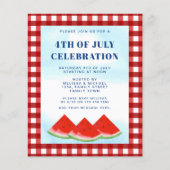 Budget 4. Juli Feierlichkeiten Einladung Flyer (Vorne)