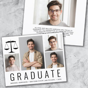 Budget 4 Photo Law School Graduation Announcement