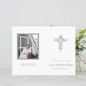 Budget 4-Seiten-Programm zur Blume der Bestattungs (Stehend Vorderseite)