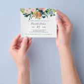 Budget 50. Blumengeburtstag Einladung Flyer (Gruppe)