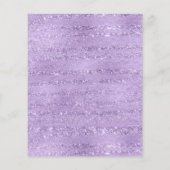 Budget 50. Geburtstagsparty Elegant Lila (Rückseite)