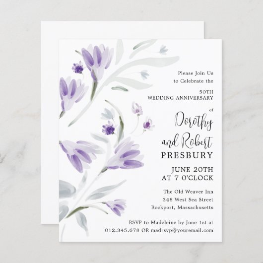 Budget 50. Hochzeitstag Blumenladen (Vorne/Hinten)