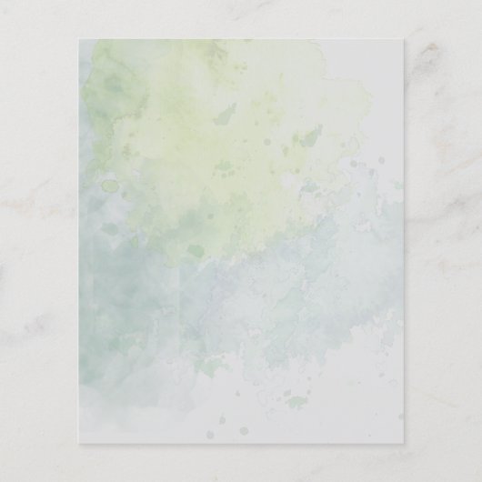 Budget 50. Hochzeitstag Blumenladen (Rückseite)