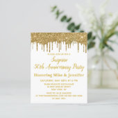 Budget 50. Überraschendes Party Einladungen zum Ja (Stehend Vorderseite)