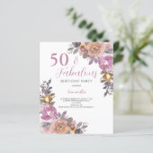 Budget 50 und eine großartige Einladung zur Geburt (Stehend Vorderseite)