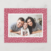 Budget 5 Foto Rote Schrift Weihnachtskarten (Rückseite)