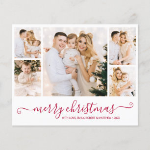 Budget 5 Foto Weihnachtsfeiertag Flyer