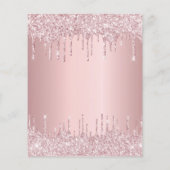 Budget 60. Geburtstag rosa staubige Rose Glitzer T (Rückseite)