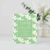 Budget 60. Geburtstag Weißer Blumenladen (Stehend Vorderseite)